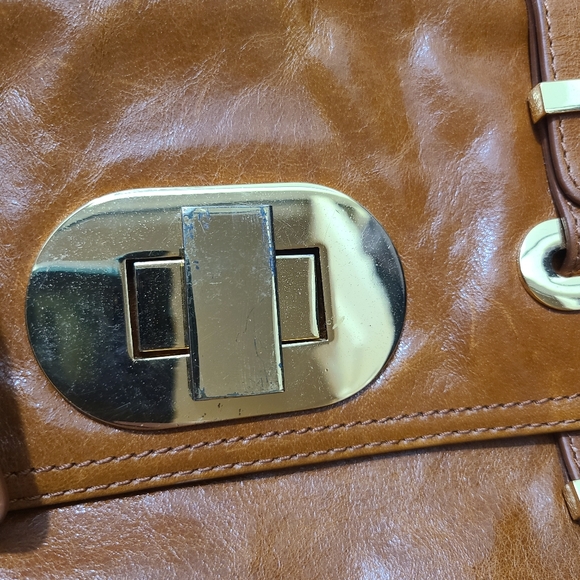 Badgley Mischka Turnlock Flap Shoulder Bag - Picture 10 of 12
